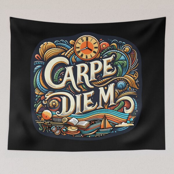 Item preview, Carpe diem, typography designed and sold by maxmaj.