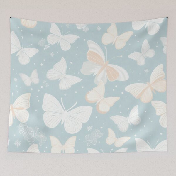 Item preview, 022 White Butterfly in Nordic Minimalist Design designed and sold by Alexis Art Collection.