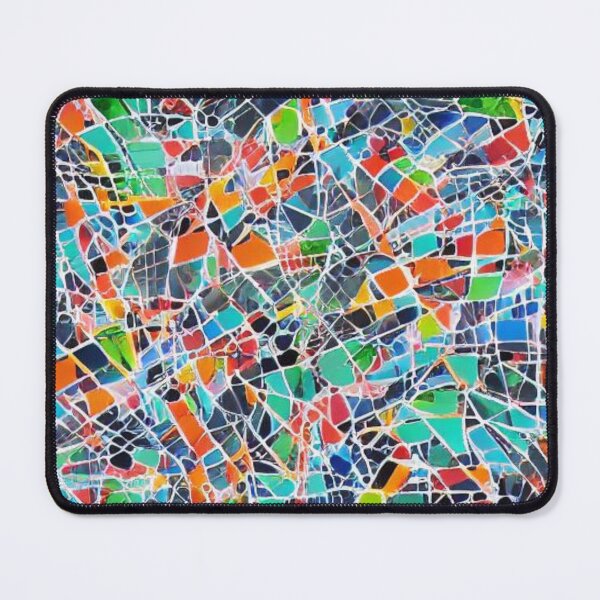 Item preview, Abstract Colorful Stained Glass Pattern designed and sold by calibrit.