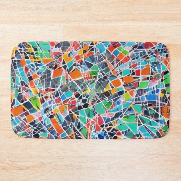 Item preview, Abstract Colorful Stained Glass Pattern designed and sold by calibrit.