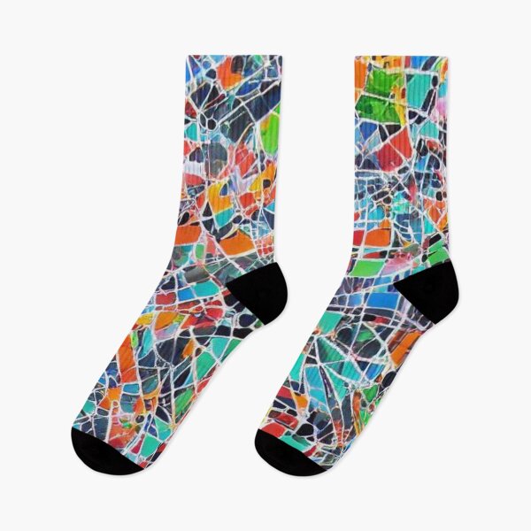 Item preview, Abstract Colorful Stained Glass Pattern designed and sold by calibrit.