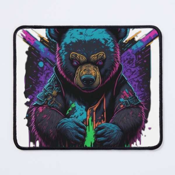 Item preview, Neon Grizzly designed and sold by Wildsofficial.