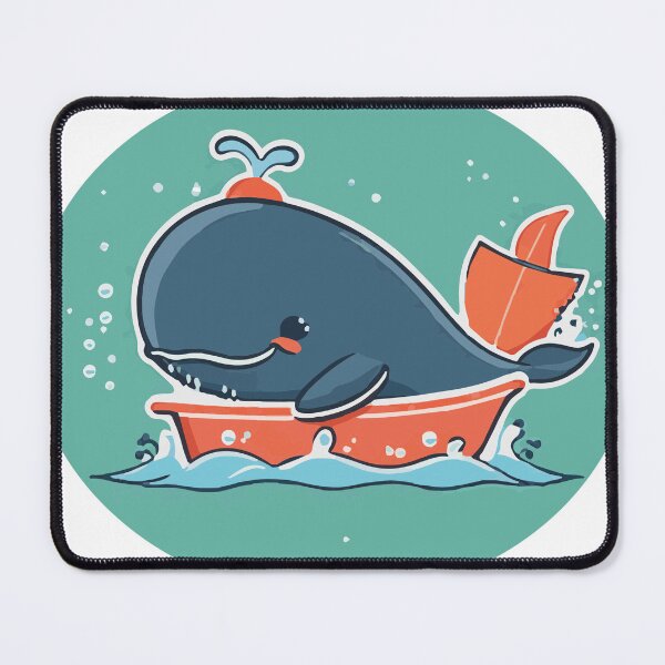 Item preview, Bathtime Whale designed and sold by CutiePieClub.