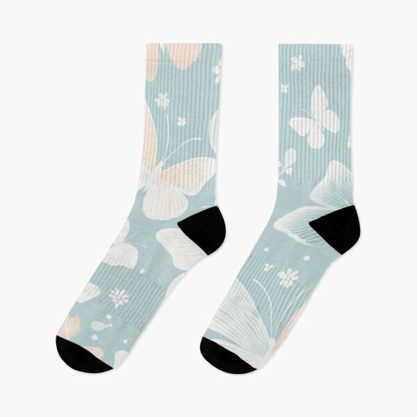 Item preview, 025 White Butterfly in Nordic Minimalist Design designed and sold by Alexis Art Collection.