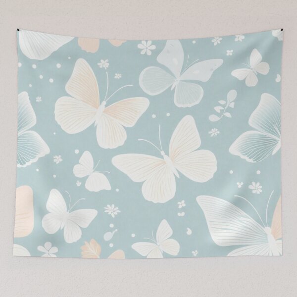 Item preview, 025 White Butterfly in Nordic Minimalist Design designed and sold by Alexis Art Collection.