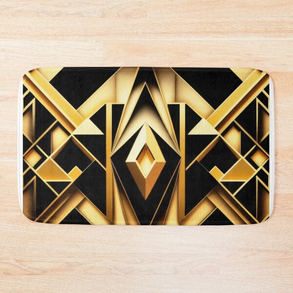 Item preview, Gold Art Deco Style 044 designed and sold by fleesphotos.