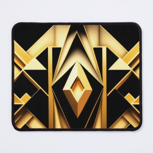 Item preview, Gold Art Deco Style 044 designed and sold by fleesphotos.