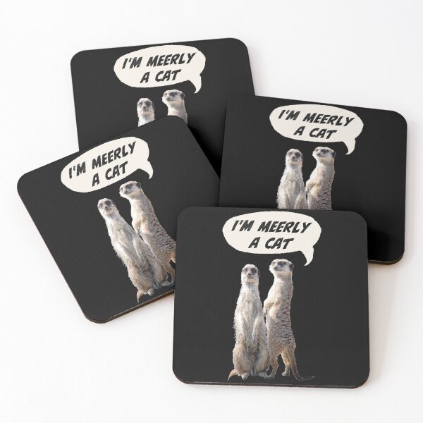 Item preview, Im Meery a Cat - Funny Meerkat designed and sold by Michael van der Hoorn.