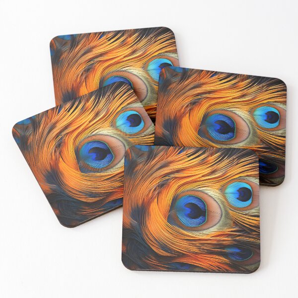 Item preview, Colorful peacock feather print designed and sold by dcrc.