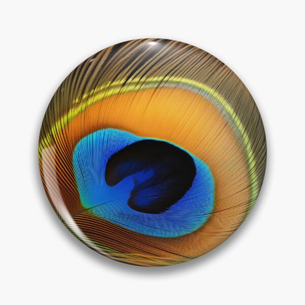 Item preview, colorful peacock feather print designed and sold by dcrc.