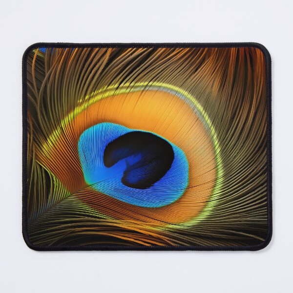 Item preview, colorful peacock feather print designed and sold by dcrc.