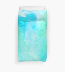 Aquamarin Aquarell Bettbezug