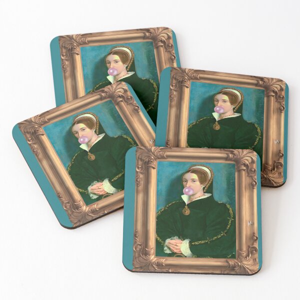 Item preview, Retrato de arte pop de Catherine Howard Bubblegum (Historia inglesa) designed and sold by CMooreWorx.