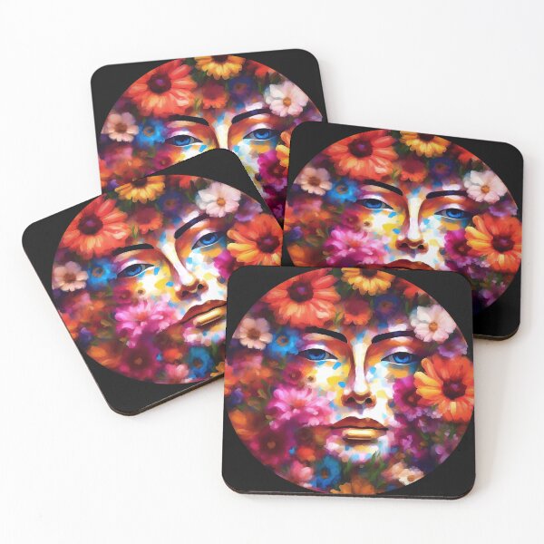 Item preview, Flower Portrait 24 designed and sold by Dose of Dysfunction.