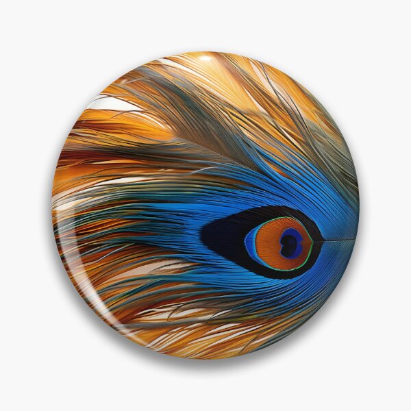 Item preview, colorful peacock feather print designed and sold by dcrc.