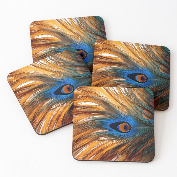 Item preview, colorful peacock feather print designed and sold by dcrc.