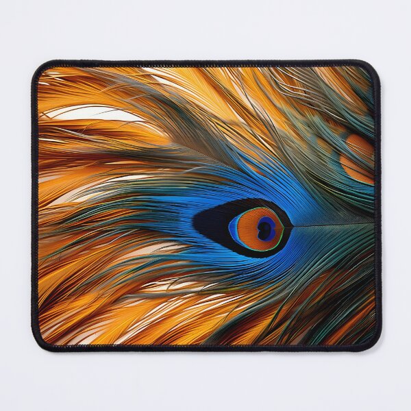 Item preview, colorful peacock feather print designed and sold by dcrc.