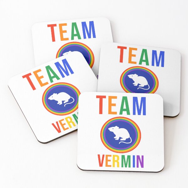 Item preview, Team vermin rainbow anti Trump design  designed and sold by Rachel the Artist .