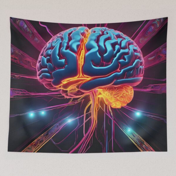 Item preview, The Melding of the Human Mind and AI designed and sold by Dan Farsaci.