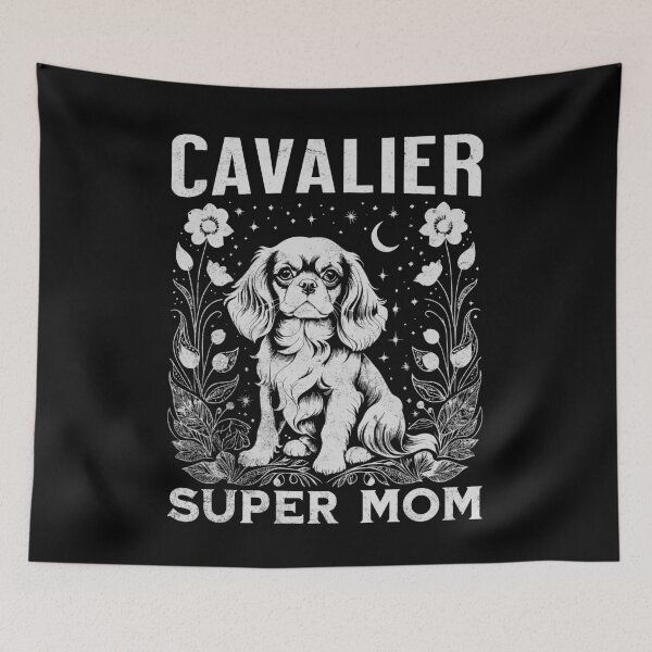 Item preview, Dog Mom Tee - Cavalier Super Mom | Cavalier King Charles Spaniel designed and sold by AmorcitoDesigns.