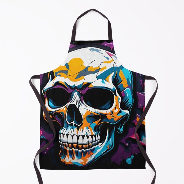 Item preview, Colorful Graffiti Skull designed and sold by DisneyKrayzie.