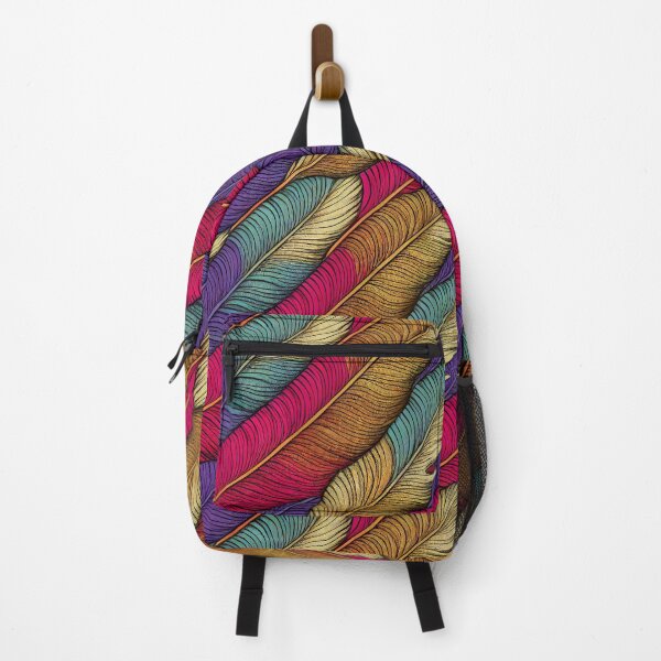 Item preview, Vibrant Tropical Feather Pattern designed and sold by Varadar.