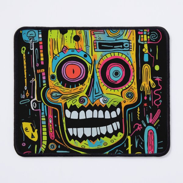 Item preview, The Witch Doctor Will See You Now Trippy Neon Sketch designed and sold by KellerApparelCo.