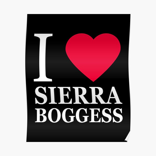 “I love Sierra Boggess (2)” Poster by elisc | Redbubble