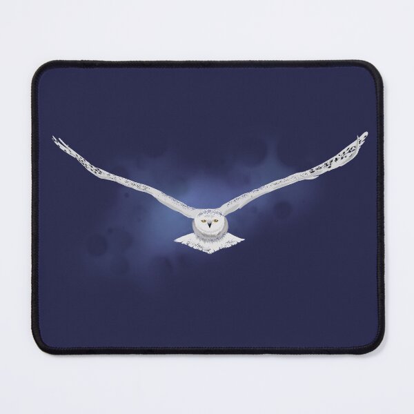 Item preview, Snowy Owl in flight designed and sold by NicoleFehrArt.