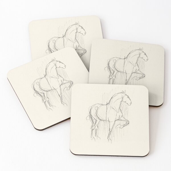 Item preview, Dressage Horse Sketch designed and sold by Lavender Woodman.