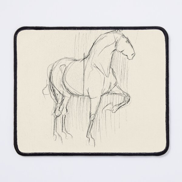 Item preview, Dressage Horse Sketch designed and sold by Lavender Woodman.