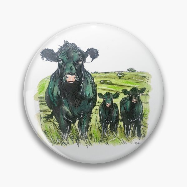 Item preview, Angus Cow and Calves designed and sold by TraceyMackieArt.