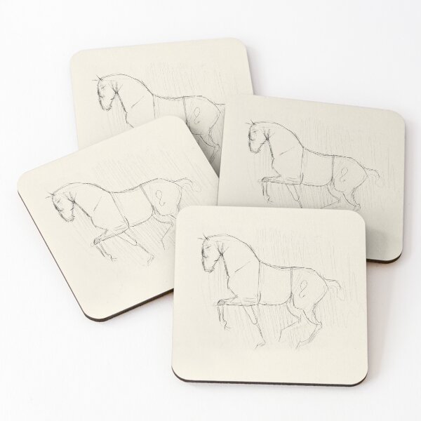 Item preview, Dressage Horse Sketch designed and sold by Lavender Woodman.