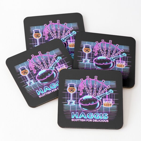 Item preview, Neon Haggis Delight Fashion Tee - Funny Scottish Foodie Design Scottish Haggis Fun Gift designed and sold by MAPDDesigns.