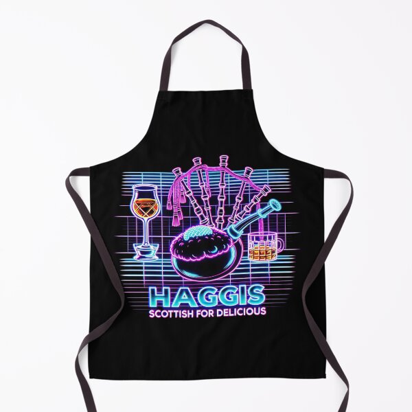 Item preview, Neon Haggis Delight Fashion Tee - Funny Scottish Foodie Design Scottish Haggis Fun Gift designed and sold by MAPDDesigns.