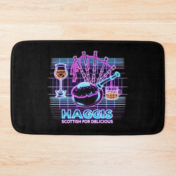 Item preview, Neon Haggis Delight Fashion Tee - Funny Scottish Foodie Design Scottish Haggis Fun Gift designed and sold by MAPDDesigns.