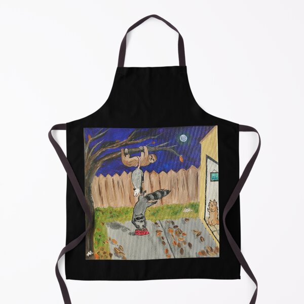 Item preview, The Heist, Opossum, Raccoon, Sloth, Cat Painting designed and sold by Joyful Chaos Art.
