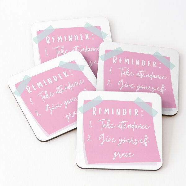 Item preview, Post-it Reminders: Attendance & Grace Sticker designed and sold by breeleynicole.