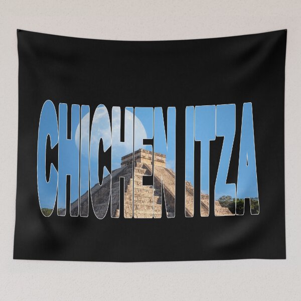 Item preview, CHICHEN ITZA - Mexico Ancient Ruins with Moon designed and sold by Adam Gormley.