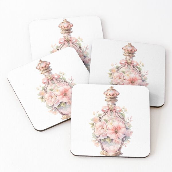 Item preview, Botella de perfume rosa designed and sold by trilliumthrills.