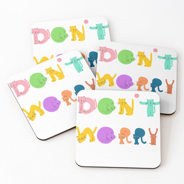 Item preview, Don't Worry Cat designed and sold by varodesign.