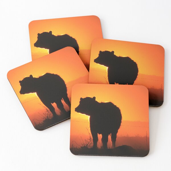 Item preview, Blazing Orange Sunset with a Cow silhouette in Kansas designed and sold by ROBERTDBROZEK.