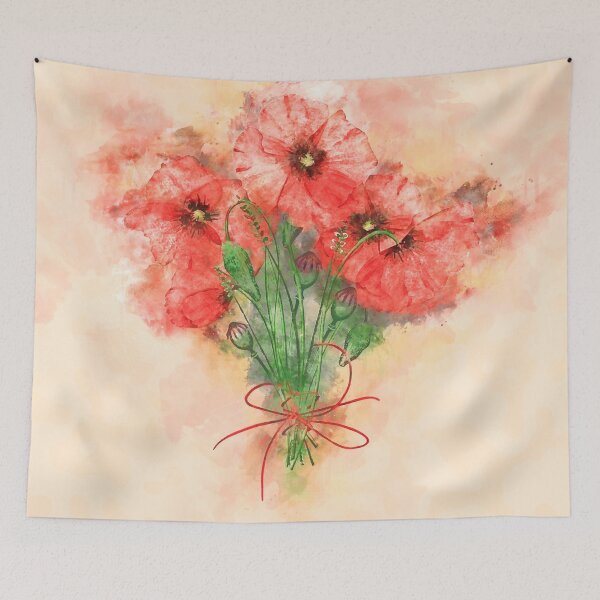 Item preview, Red Poppies designed and sold by Vesuvik-Designs.