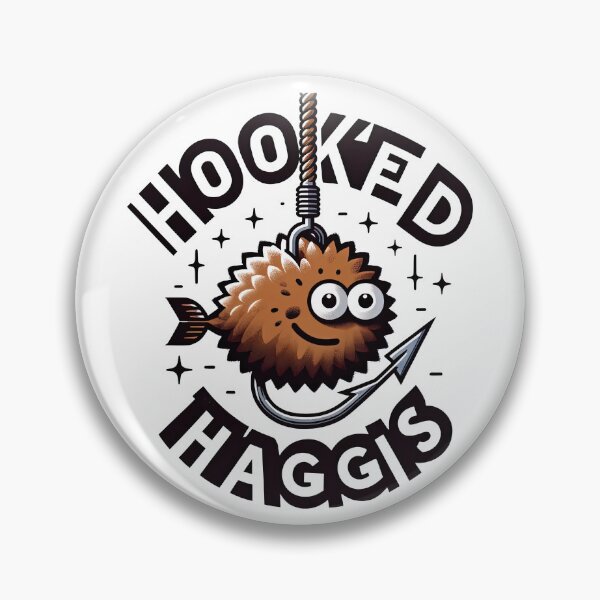 Item preview, Hooked Haggis Tee - Funny Scottish Foodie Design Scottish Haggis Fun Gift designed and sold by MAPDDesigns.