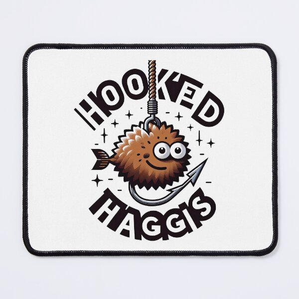 Item preview, Hooked Haggis Tee - Funny Scottish Foodie Design Scottish Haggis Fun Gift designed and sold by MAPDDesigns.