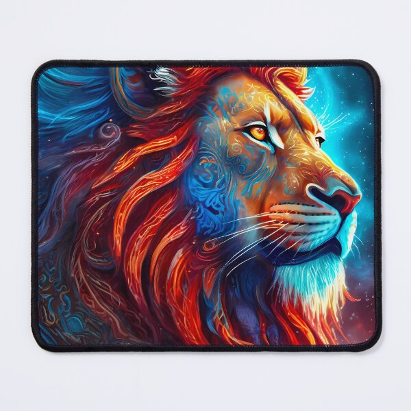Item preview, A close up of Mystic Lion designed and sold by creativekrish.
