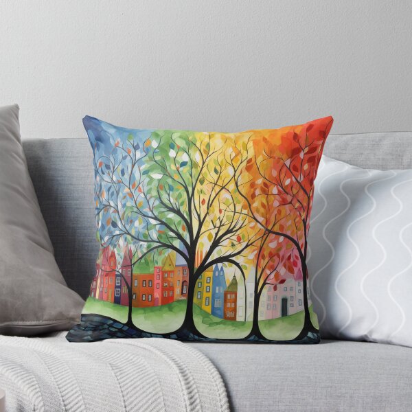 Nasturama - 4 Seasons (2/20) Throw Pillow