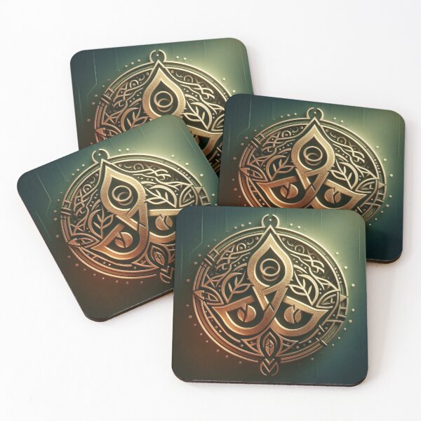 Item preview, Fantasy Nature Earth Elemental Emblem (silvergoldvisionary) designed and sold by SGVisionary.