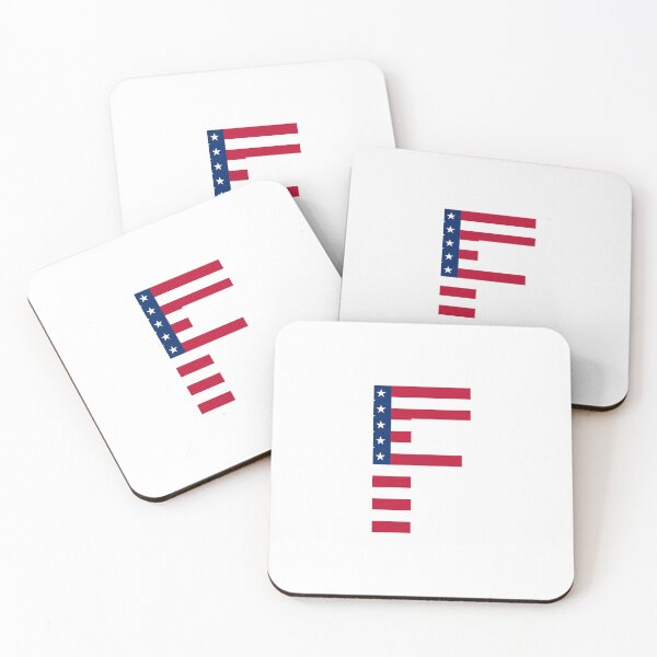 Item preview, USA Letter Design F designed and sold by iNeedLetters.