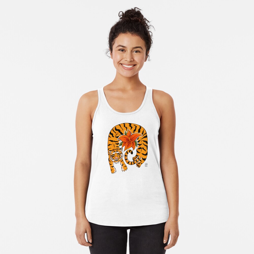 Item preview, Racerback Tank Top designed and sold by Wildharegrafix.